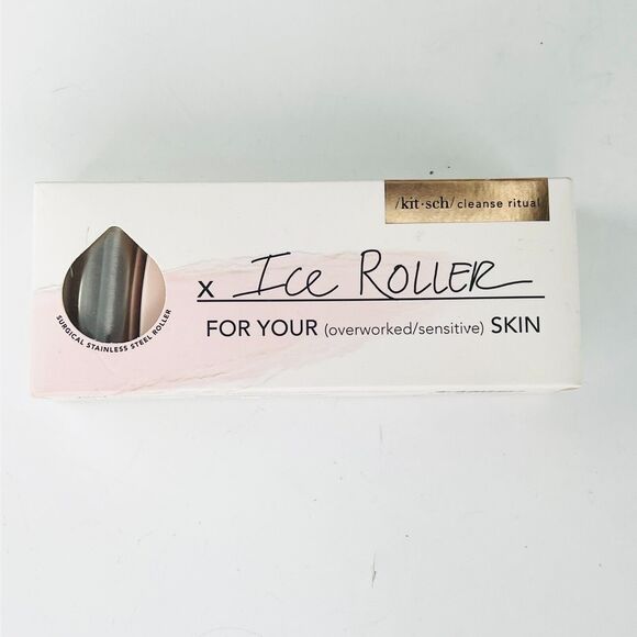 Kitsch Stainless Steel Ice Roller Sensitive Skin Facial De-puffing Cooling NIB - Picture 1 of 6